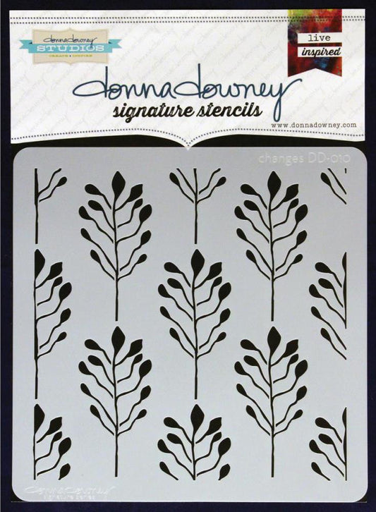 DONNA DOWNEY Stencil Changes Leaf / Mollies New Zealand