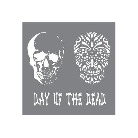 ANDY SKINNER Stencil Day of the dead | Mollies Make And Create NZ
