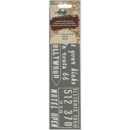 ANDY SKINNER Stencil Route 66 / Mollies New Zealand