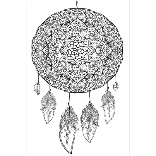 ZENBROIDERY Stamped Embroidery Dream Catcher | Mollies Make And Create NZ