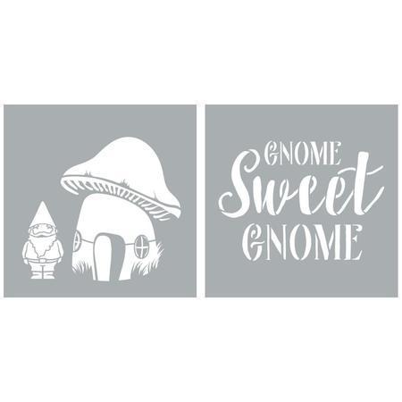 DECO ART Stencil Gnomes / Mollies New Zealand