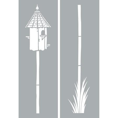 DECO ART Stencil Birdhouse / Mollies New Zealand