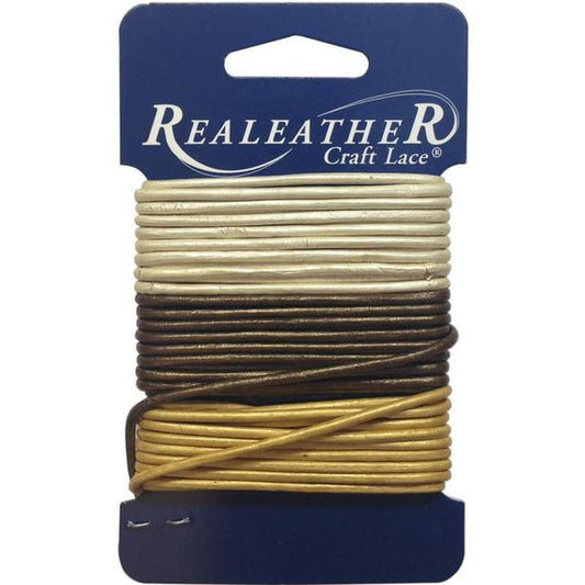REALEATHER CRAFT Round Leather Lace | Mollies Make And Create NZ