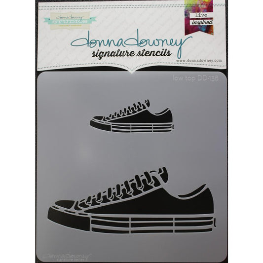 DONNA DOWNEY Stencil Low Top Sneakers / Mollies New Zealand