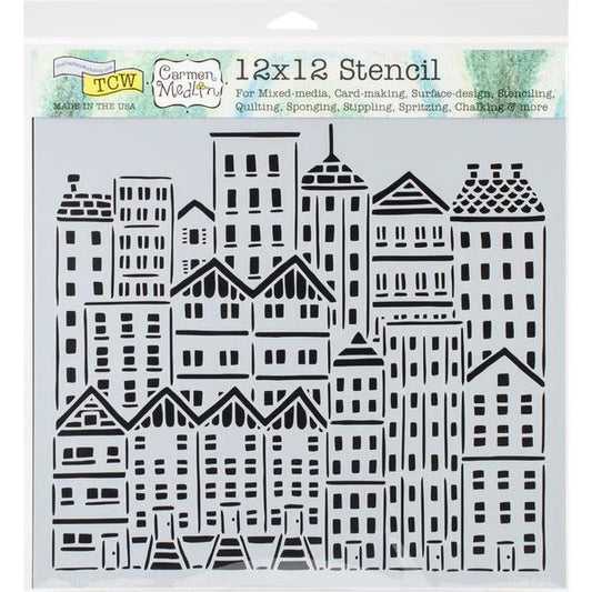 TCW Stencil City Buildings / Mollies New Zealand