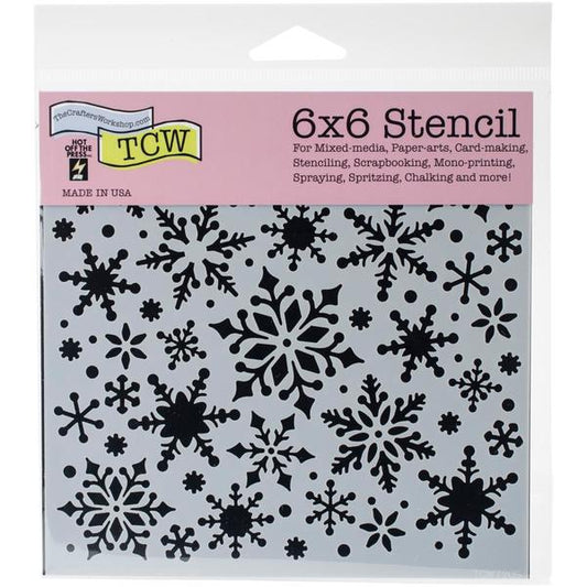 TCW Stencil Snowflakes / Mollies New Zealand