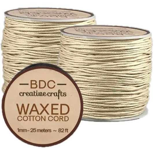 BDC Waxed Cotton Cord Ivory | Mollies Make And Create NZ