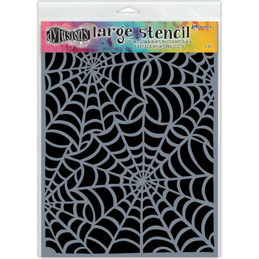 DYLUSIONS Stencil Spider Web | Mollies Make And Create NZ