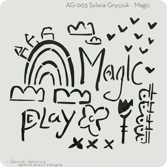 DONNA DOWNEY Stencil Magic / Mollies New Zealand