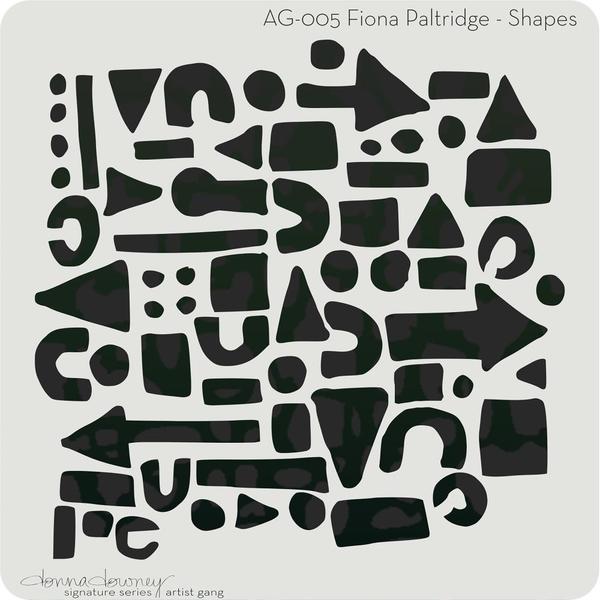 DONNA DOWNEY Stencil Shapes | Mollies Make And Create NZ