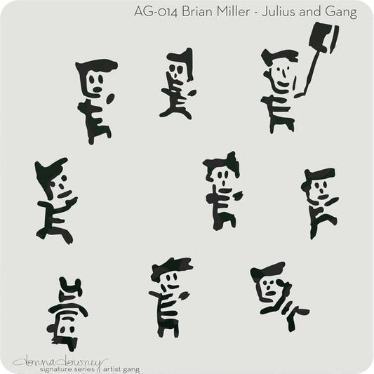 DONNA DOWNEY Stencil Julius & Gang / Mollies New Zealand