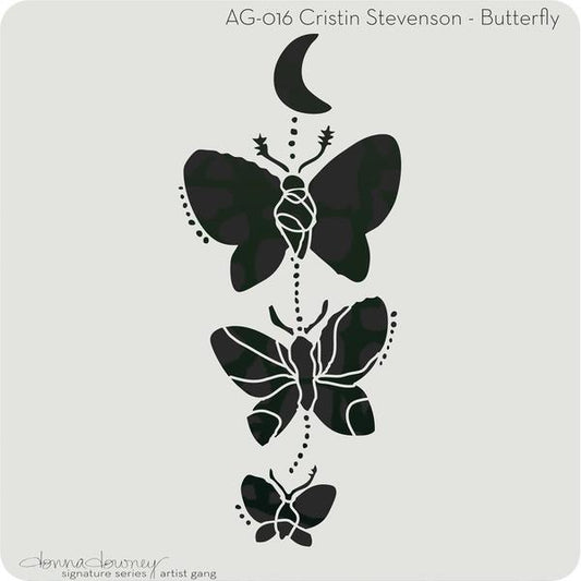DONNA DOWNEY Stencil Butterfly | Mollies Make And Create NZ