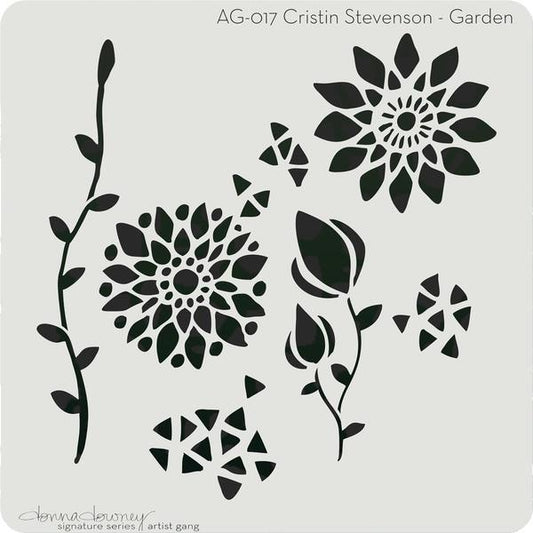 DONNA DOWNEY Stencil Garden / Mollies New Zealand