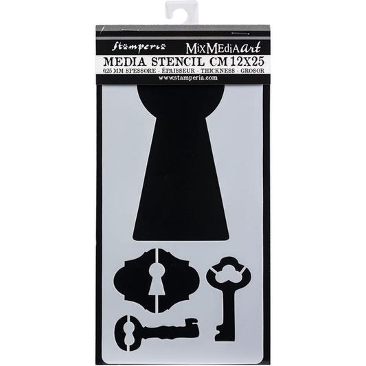 STAMPERIA Stencil Locks & Keys / Mollies New Zealand