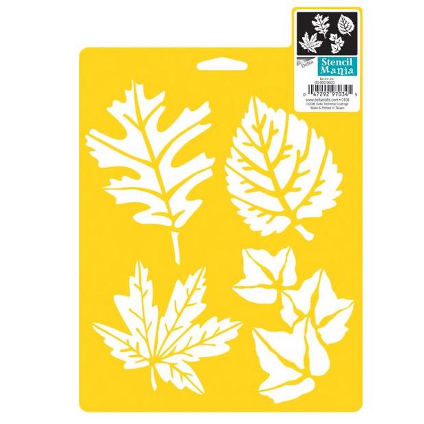 STENCIL MANIA More Leaves | Mollies Make And Create NZ