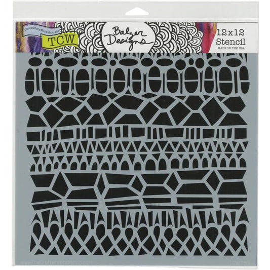 TCW Stencil Modern Lace / Mollies New Zealand