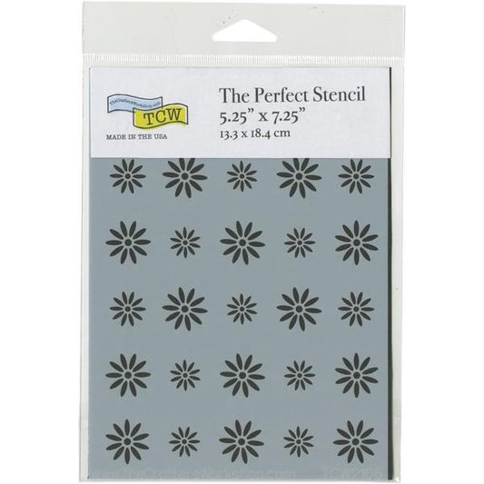 TCW Stencil Posies in a Row / Mollies New Zealand