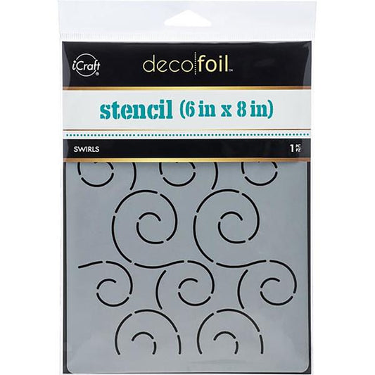 ICRAFT Stencil Swirls / Mollies New Zealand