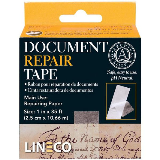 LINECO Self-Adhesive Document Repair Tape 25mm (1") / Mollies New Zealand
