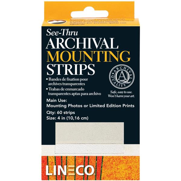 LINECO See-Thru Archival Mounting Strips | Mollies Make And Create NZ