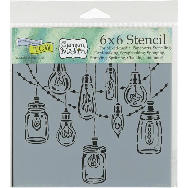 TCW Stencil Mini Party Lights | Mollies Make And Create NZ