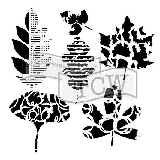 TCW Stencil Leaf Collection / Mollies New Zealand