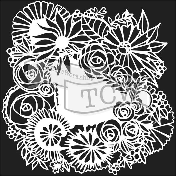 TCW Stencil Floral Statement | Mollies Make And Create NZ