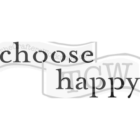 TCW Stencil Choose Happy / Mollies New Zealand