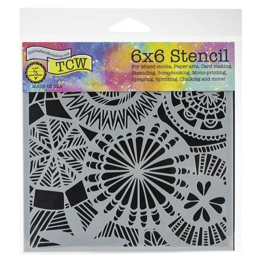 TCW Stencil Floral Spectacle / Mollies New Zealand