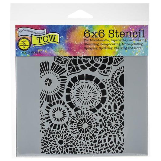 TCW Stencil Wallflower / Mollies New Zealand