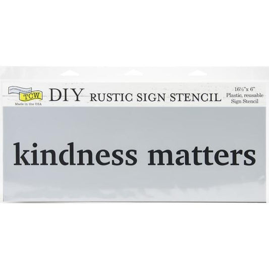 TCW Stencil Kindness Matters | Mollies Make And Create NZ