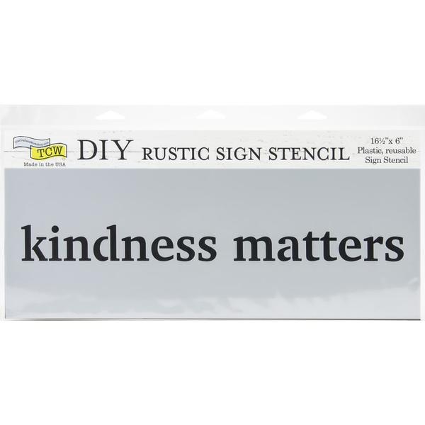 TCW Stencil Kindness Matters / Mollies New Zealand