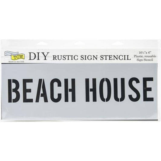 TCW Stencil Beach House / Mollies New Zealand