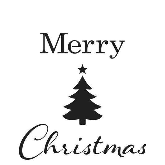 TCW Stencil Merry Tree / Mollies New Zealand