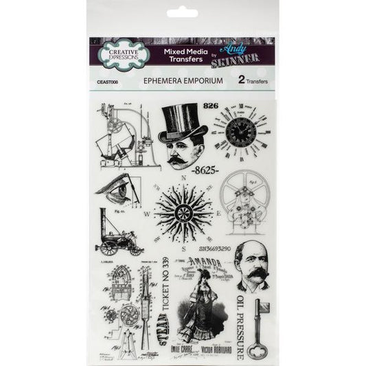 CREATIVE EXPRESSIONS Transfers Ephemera / Mollies New Zealand