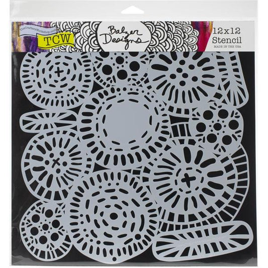 TCW Stencil Circle Jumble / Mollies New Zealand