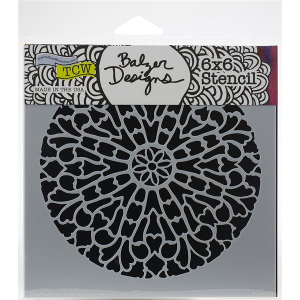 TCW Stencil Old Circle Grate | Mollies Make And Create NZ