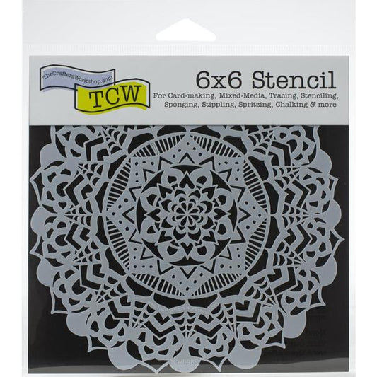 TCW Stencil Fancy Mandala / Mollies New Zealand