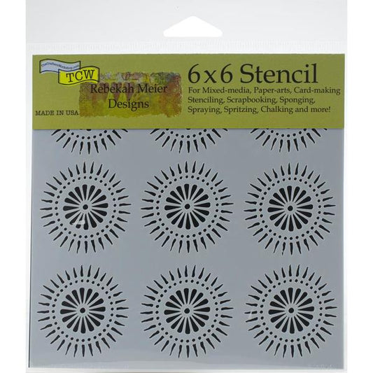 TCW Stencil Petal Burst / Mollies New Zealand