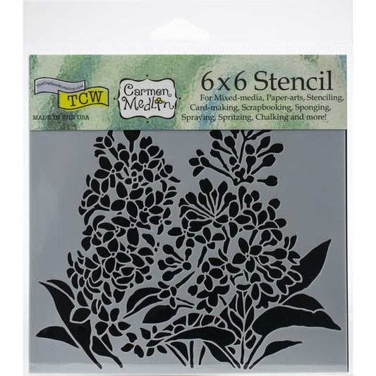 TCW Stencil Lilacs / Mollies New Zealand