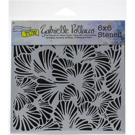 TCW Stencil Lush Petals / Mollies New Zealand