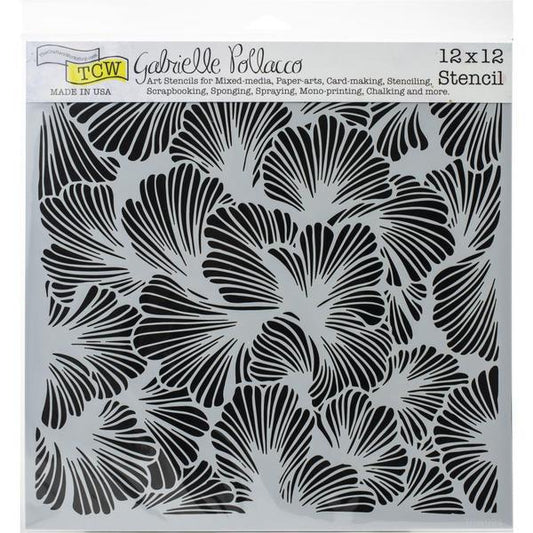 TCW Stencil Lush Petals / Mollies New Zealand