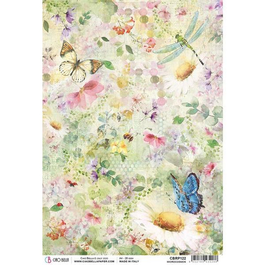 CIAO BELLA Rice Paper Microcosmos A4 / Mollies New Zealand