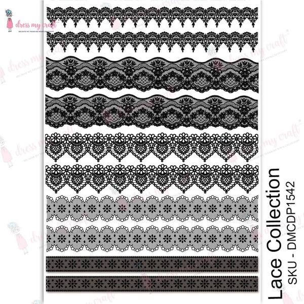 DRESS MY CRAFT Water Transfer Lace Collection | Mollies Make And Create NZ