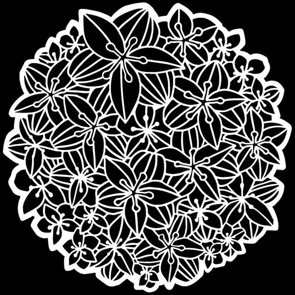 TCW Stencil Peruvian Lily | Mollies Make And Create NZ