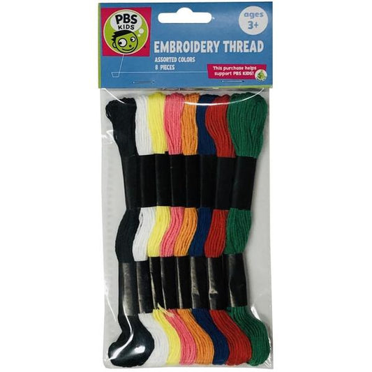 PBS Embroidery Floss Assorted 8PK | Mollies Make And Create NZ
