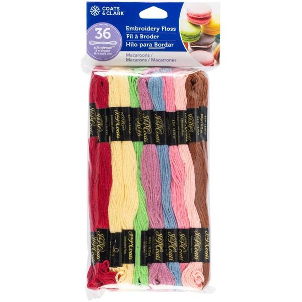 COATS & CLARK Embroidery Floss Macaroons | Mollies Make And Create NZ