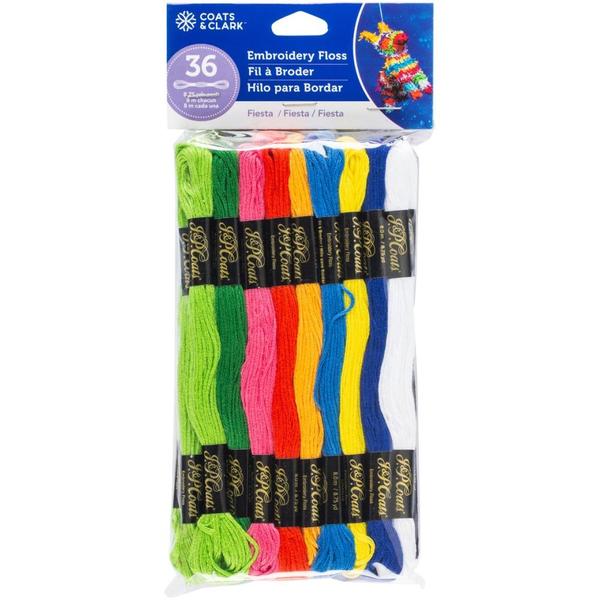 COATS & CLARK Embroidery Floss Fiesta / Mollies New Zealand