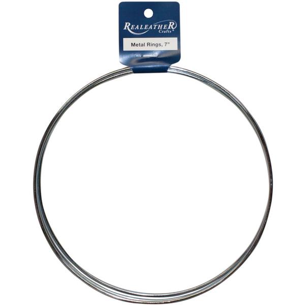 REALEATHER Zinc Metal Rings Zinc Plated 17.7cm (7") / Mollies New Zealand
