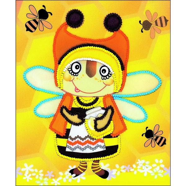 RIOLIS Beaded Embroidery Kit Granny Bee | Mollies Make And Create NZ